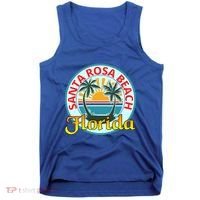 Beach Please Santa Rosa Beach Florida Beach Spring Break Gift Tank Top thumb 0