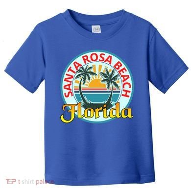 Beach Please Santa Rosa Beach Florida Beach Spring Break Gift Toddler T-Shirt