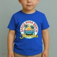 Beach Please Santa Rosa Beach Florida Beach Spring Break Gift Toddler T-Shirt thumb 2