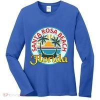 Beach Please Santa Rosa Beach Florida Beach Spring Break Gift Women's Long Sleeve Shirt thumb 0
