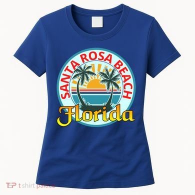 Beach Please Santa Rosa Beach Florida Beach Spring Break Gift Women's T-Shirt