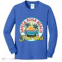Beach Please Santa Rosa Beach Florida Beach Spring Break Gift Kids Long Sleeve Shirt thumb 0