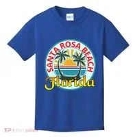 Beach Please Santa Rosa Beach Florida Beach Spring Break Gift Kids T-Shirt thumb 0