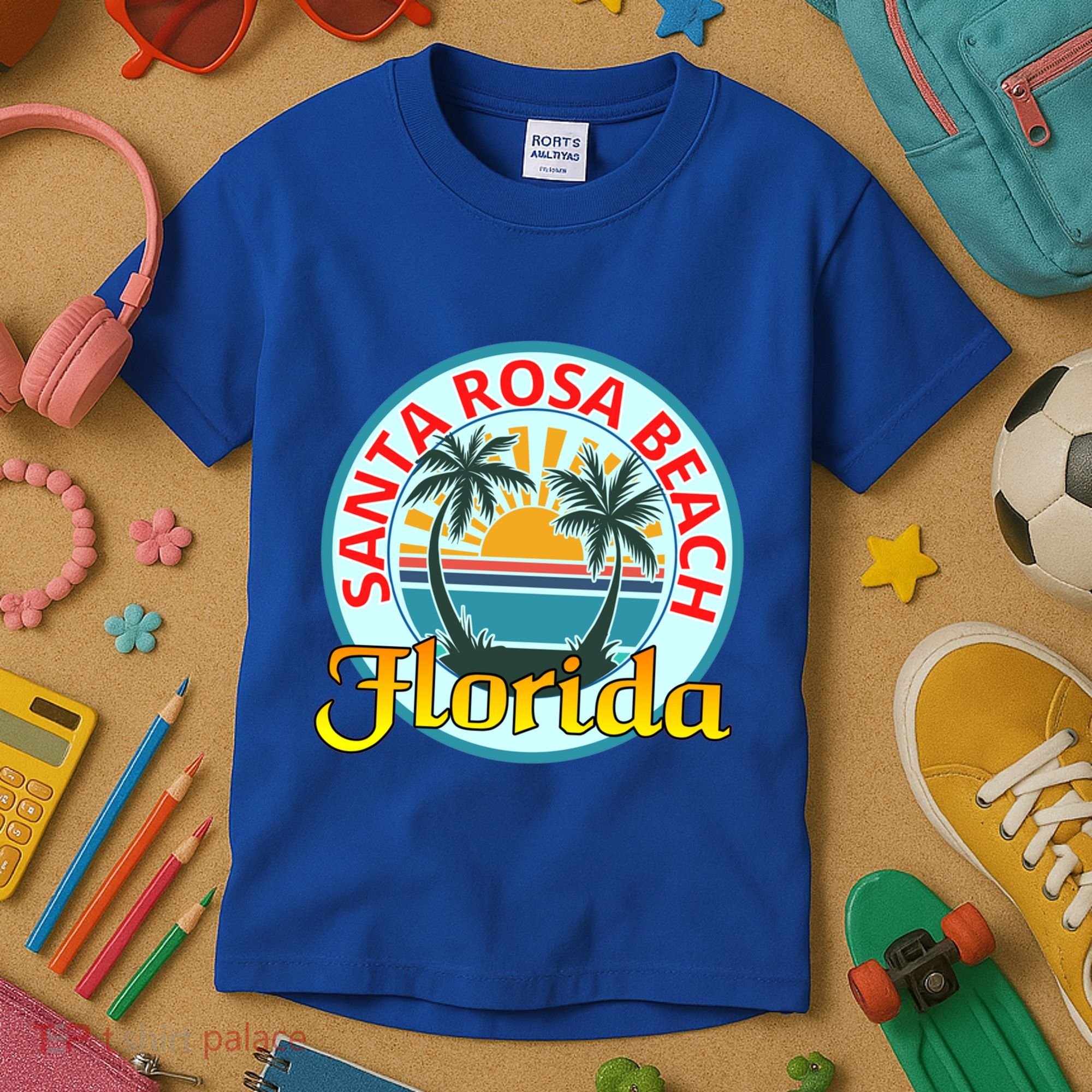 Beach Please Santa Rosa Beach Florida Beach Spring Break Gift Kids T-Shirt