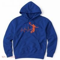 Basketball Player Streetball Sport Game Heartbeat Player Cute Gift Hoodie thumb 0