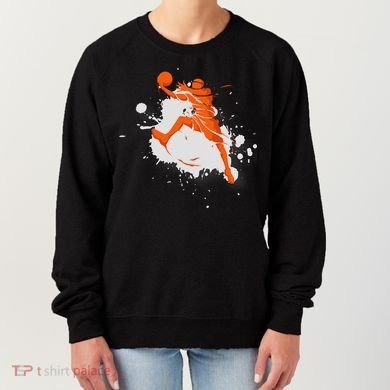Basketball Player Slam Dunk Splash Women's Sweatshirt