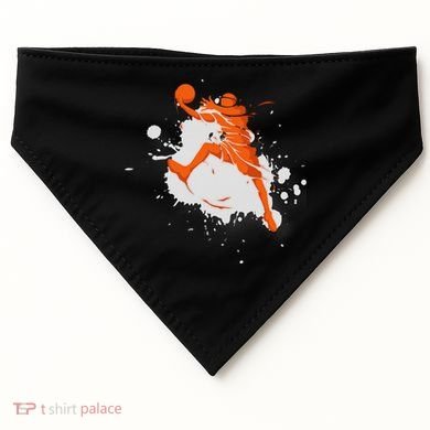 Basketball Player Slam Dunk Splash USA-Made Doggie Bandana