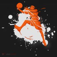 Basketball Player Slam Dunk Splash Backpack thumb 2