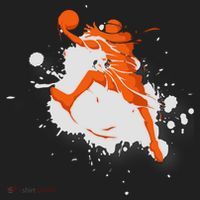 Basketball Player Slam Dunk Splash Tumbler thumb 3