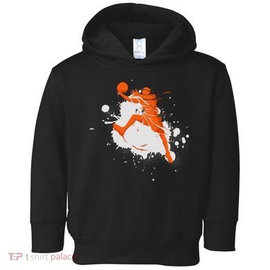 Basketball Player Slam Dunk Splash Toddler Hoodie