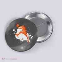 Basketball Player Slam Dunk Splash Button thumb 0