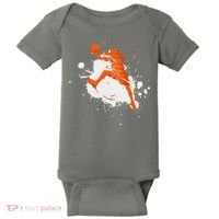 Basketball Player Slam Dunk Splash Baby Bodysuit thumb 0
