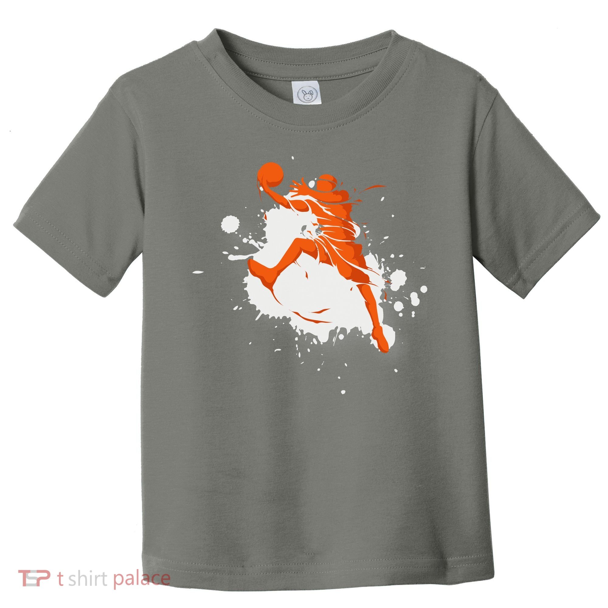 Basketball Player Slam Dunk Splash Toddler T-Shirt