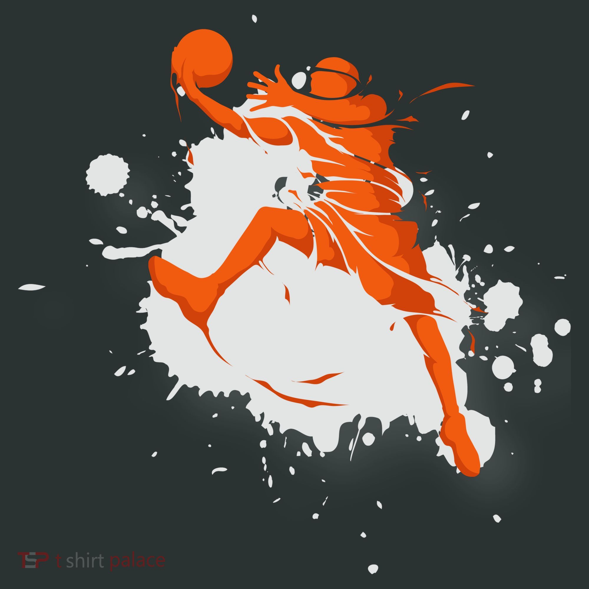 Basketball Player Slam Dunk Splash Kids Hoodie