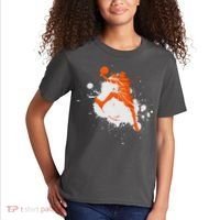 Basketball Player Slam Dunk Splash Kids T-Shirt thumb 2