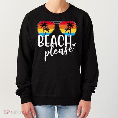Beach Please Summer Sunset Women's Sweatshirt