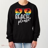 Beach Please Summer Sunset Women's Sweatshirt thumb 0