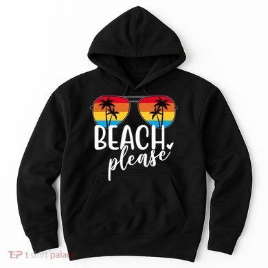 Beach Please Summer Sunset Hoodie