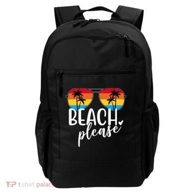 Beach Please Summer Sunset Backpack