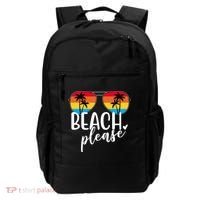 Beach Please Summer Sunset Backpack thumb 0