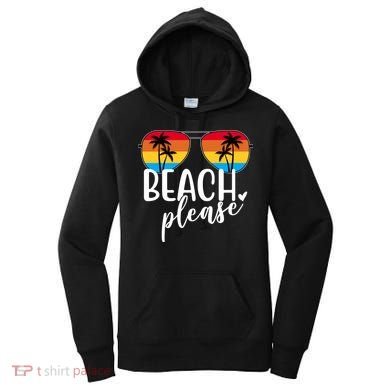 Beach Please Summer Sunset Women's Hoodie