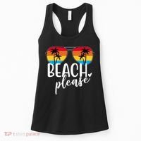 Beach Please Summer Sunset Women's Tank Top thumb 0