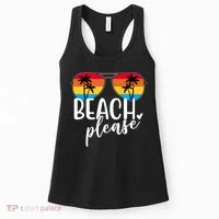 Beach Please Summer Sunset Women's Tank Top thumb 0