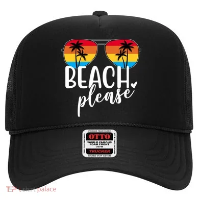 Beach Please Summer Sunset Hat