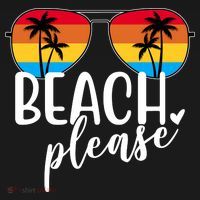 Beach Please Summer Sunset Tank Top thumb 6