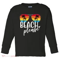 Beach Please Summer Sunset Toddler Long Sleeve thumb 0