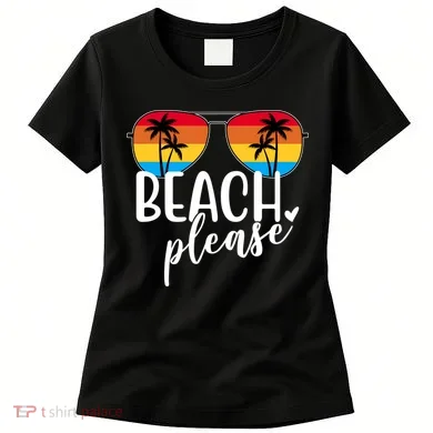 Beach Please Summer Sunset Women's T-Shirt