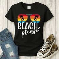 Beach Please Summer Sunset Women's T-Shirt thumb 3