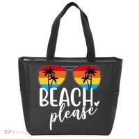 Beach Please Summer Sunset Tote Bag thumb 0