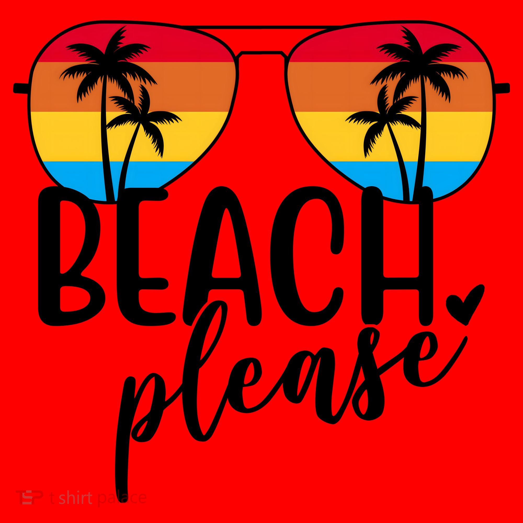 Beach Please Summer Sunset Santa Hat