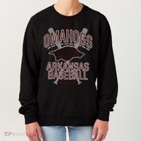 Baseball Pig Shirt Arkansas Fan Omahogs Women's Sweatshirt thumb 0