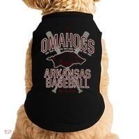 Baseball Pig Shirt Arkansas Fan Omahogs Doggie Tank thumb 0