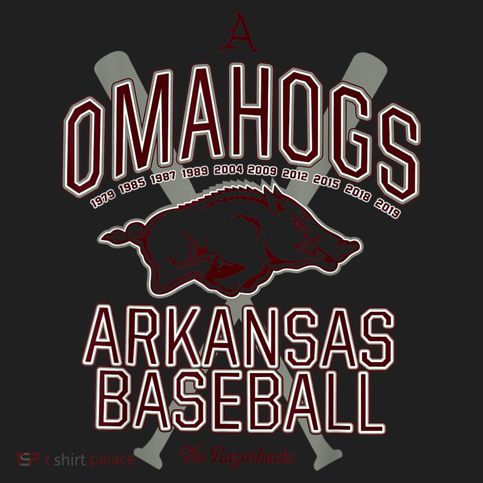 Baseball Pig Shirt Arkansas Fan Omahogs Hat