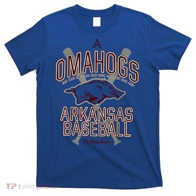 Baseball Pig Shirt Arkansas Fan Omahogs T-Shirt