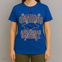 Baseball Pig Shirt Arkansas Fan Omahogs T-Shirt thumb 4