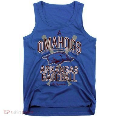 Baseball Pig Shirt Arkansas Fan Omahogs Tank Top