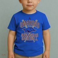 Baseball Pig Shirt Arkansas Fan Omahogs Toddler T-Shirt thumb 2