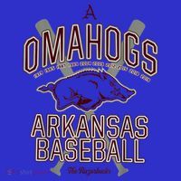 Baseball Pig Shirt Arkansas Fan Omahogs Women's Long Sleeve Shirt thumb 2