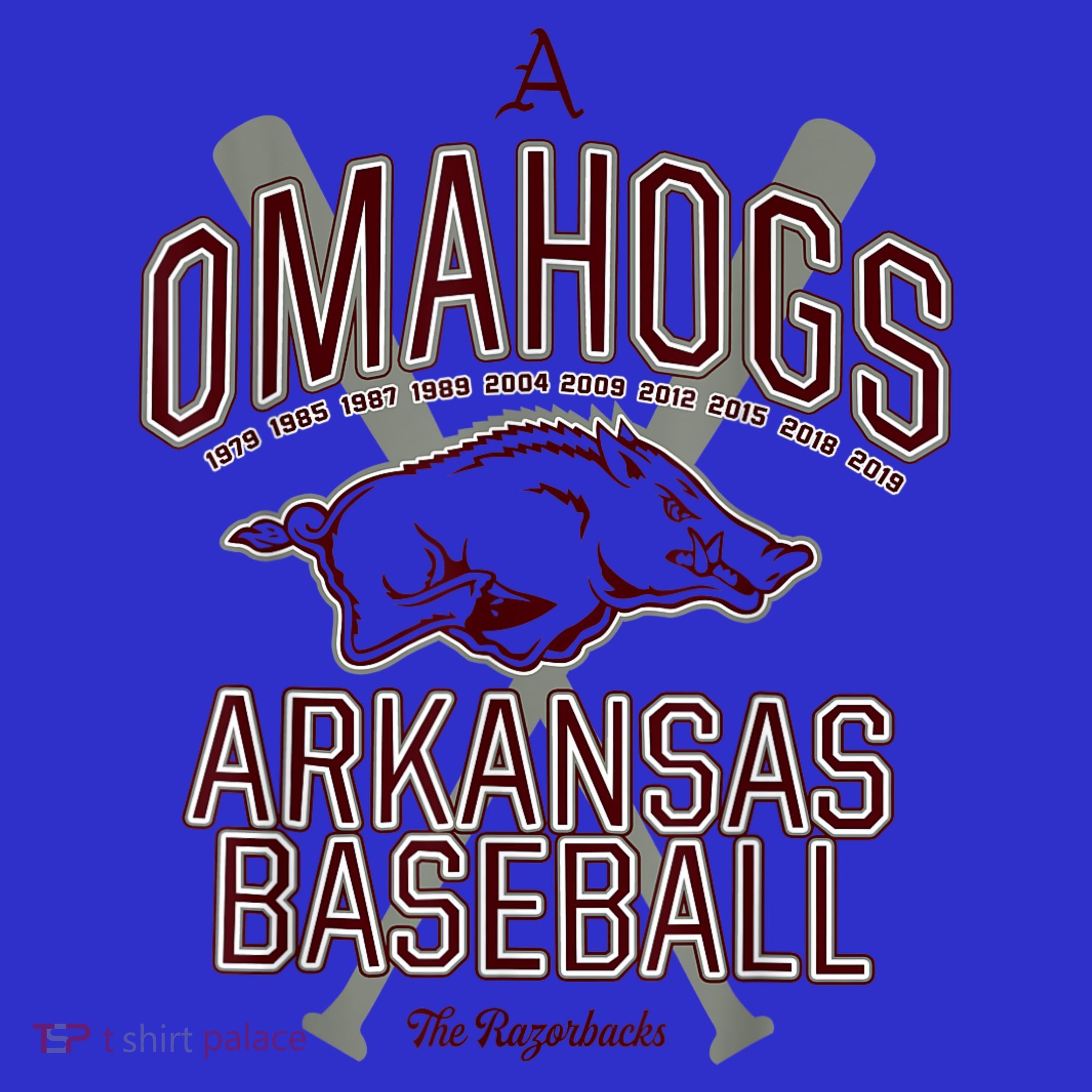 Baseball Pig Shirt Arkansas Fan Omahogs Women's Long Sleeve Shirt