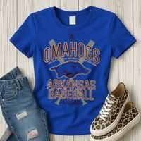 Baseball Pig Shirt Arkansas Fan Omahogs Women's T-Shirt thumb 3