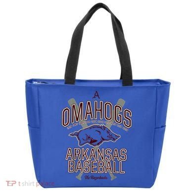 Baseball Pig Shirt Arkansas Fan Omahogs Tote Bag