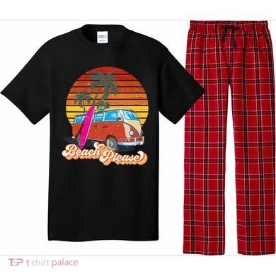 Beach Please Sunset Vintage Pajama Set