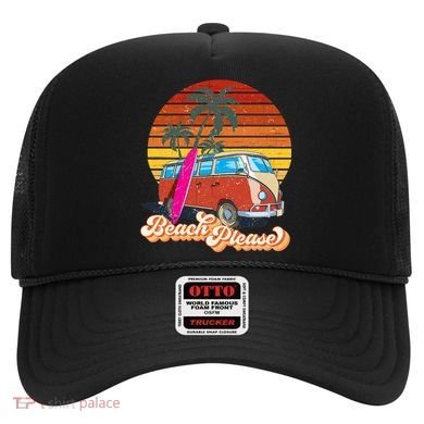Beach Please Sunset Vintage Hat