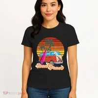 Beach Please Sunset Vintage Women's T-Shirt thumb 4