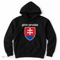 Beer Please Slovak Slovakia Flag Pride Pivo ProsíM Hoodie thumb 0