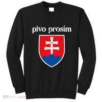 Beer Please Slovak Slovakia Flag Pride Pivo ProsíM Sweatshirt thumb 0